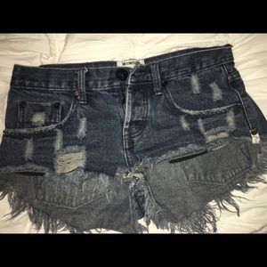 One teaspoon Bonita washed out shorts
